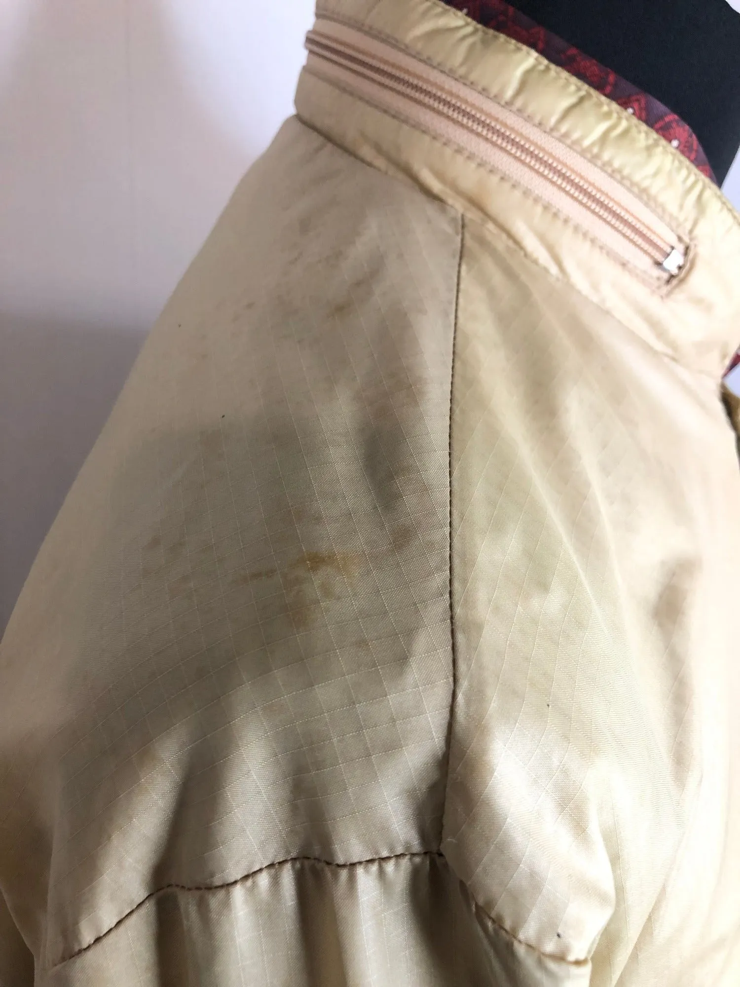 1970s Bomber Jacket in Beige by Wrangler - Size XL