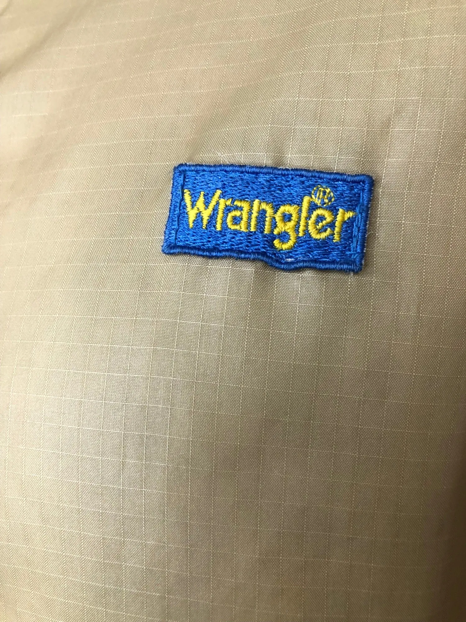 1970s Bomber Jacket in Beige by Wrangler - Size XL