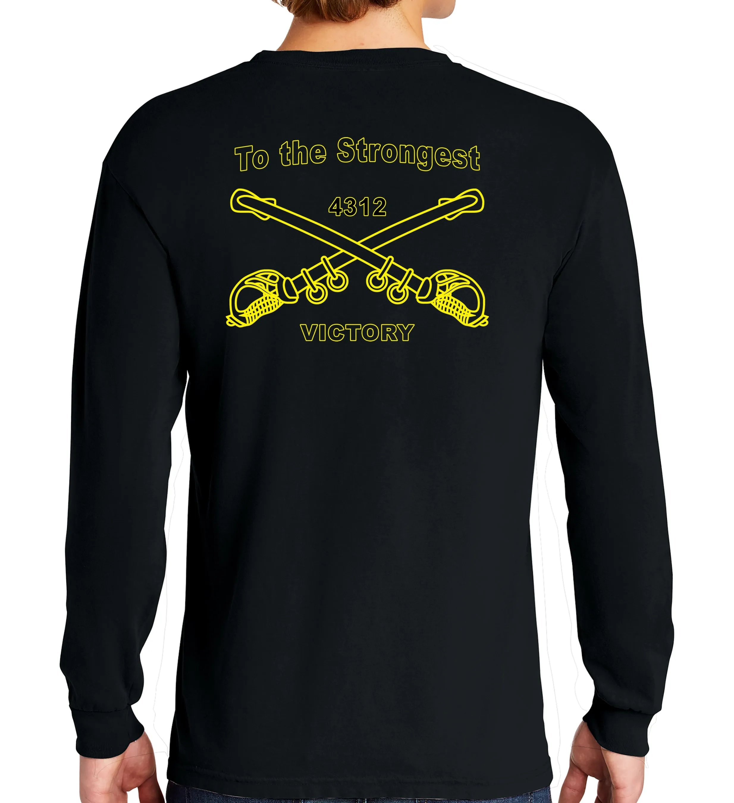 (4310-4313) Long Sleeve 50-50 Blend Unisex Shirt. This shirt IS approved for PT