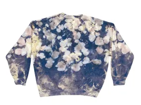 8586: UNISEX INDIGO TIE DYE SWEATSHIRT