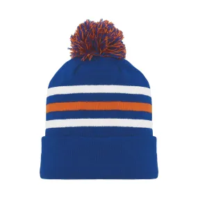 A1830-820 Edmonton Oilers Blank Hockey Beanie Hat