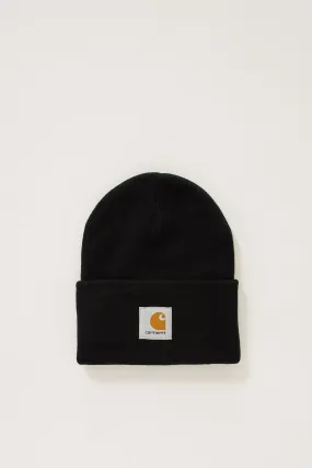 Acrylic Watch Hat Black