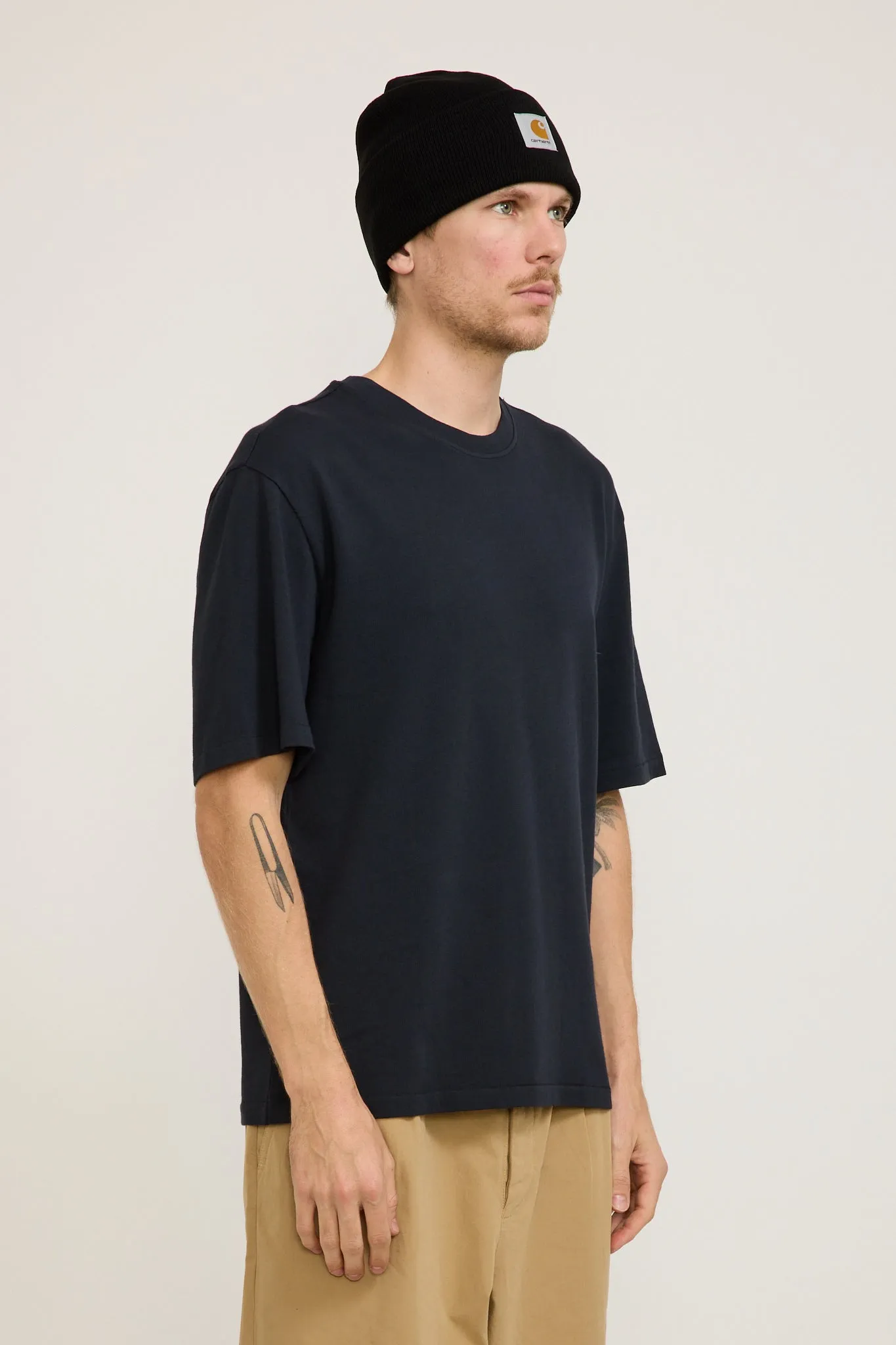 Acrylic Watch Hat Black