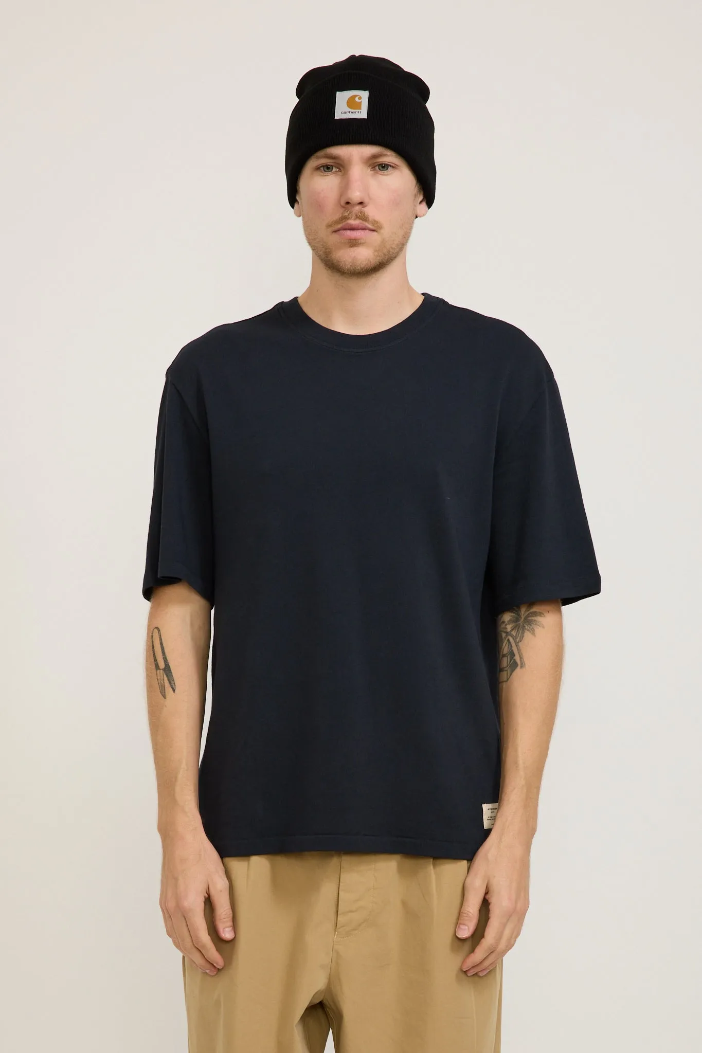 Acrylic Watch Hat Black