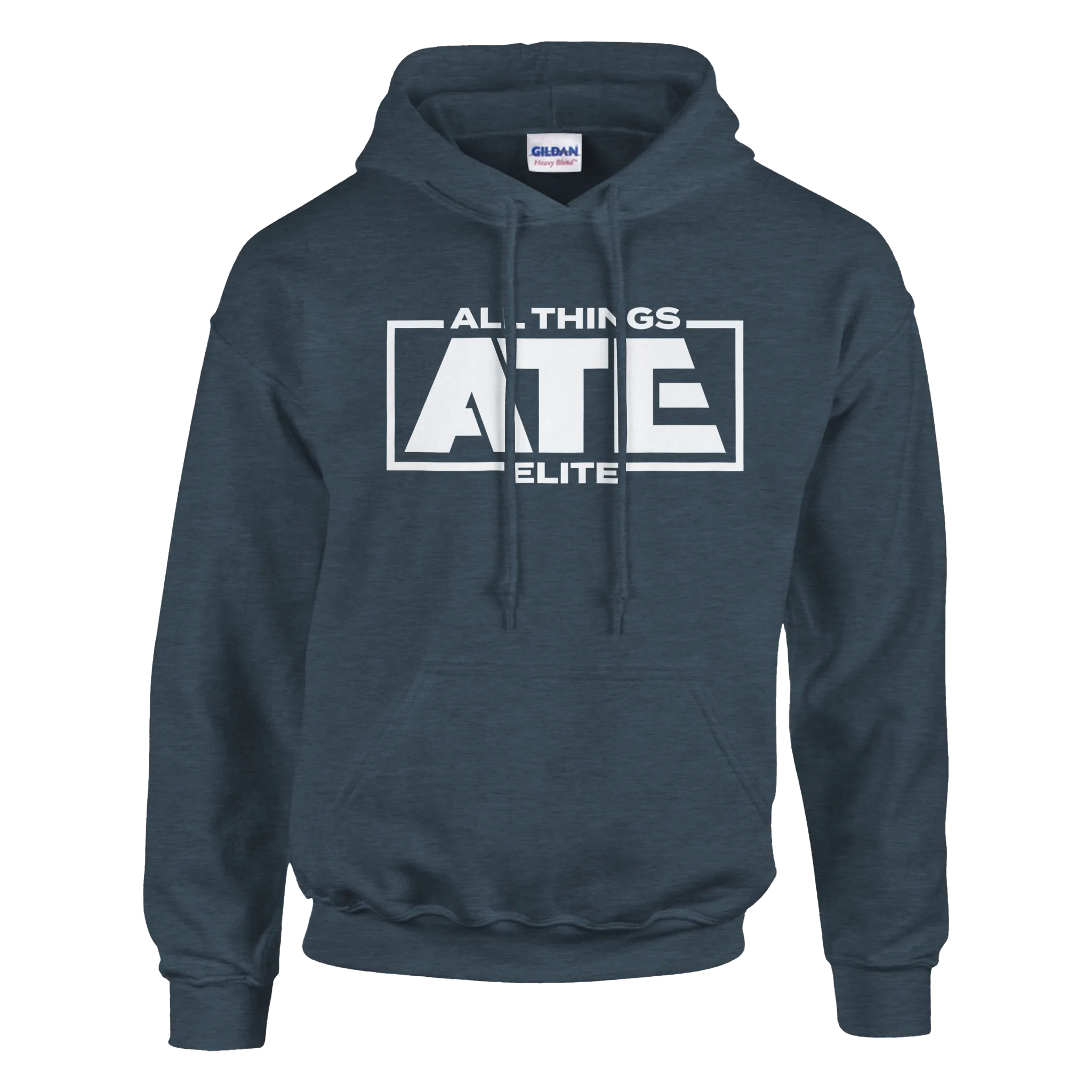 All Things Elite Dark Heather Pullover Hoodie