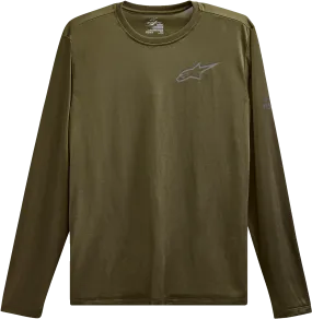 ALPINESTARS Pursue Performance Long-Sleeve T-Shirt - Military Green - Medium 123271000690M