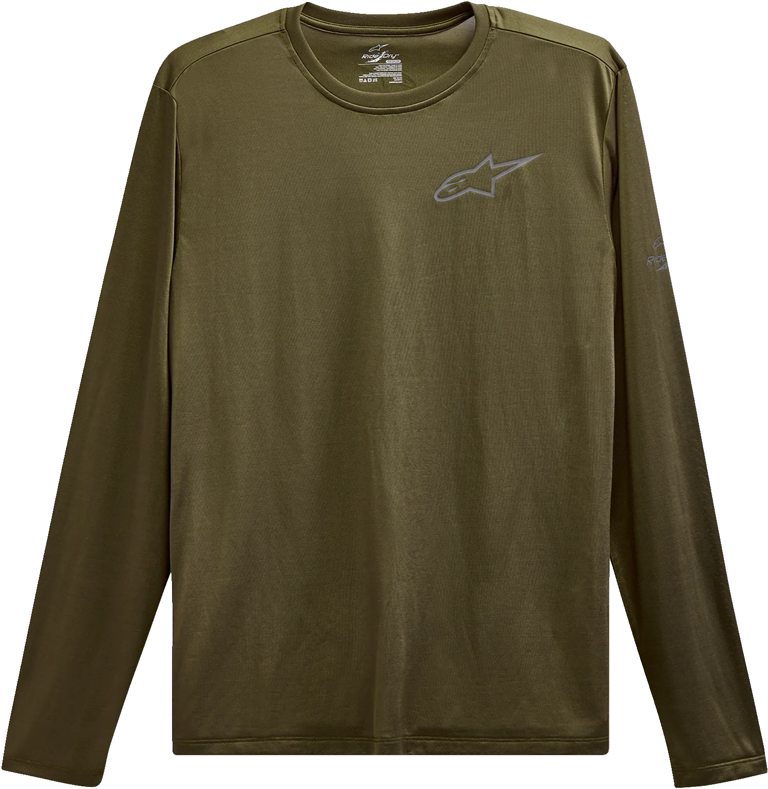 ALPINESTARS Pursue Performance Long-Sleeve T-Shirt - Military Green - Medium 123271000690M