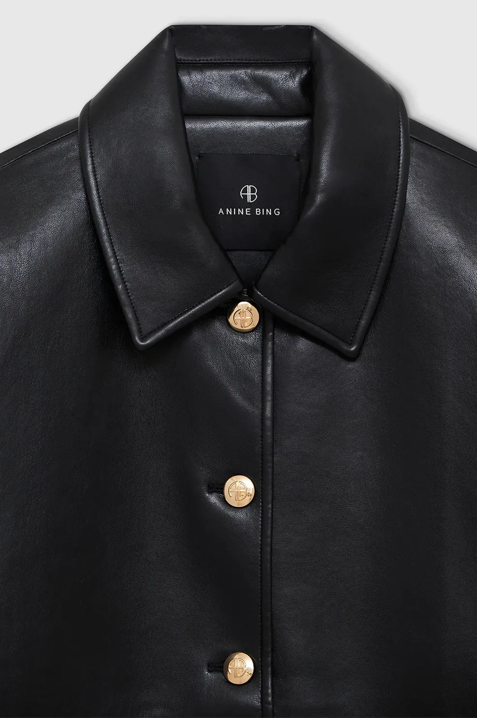 Anine Bing | Luca Leather Jacket - Black