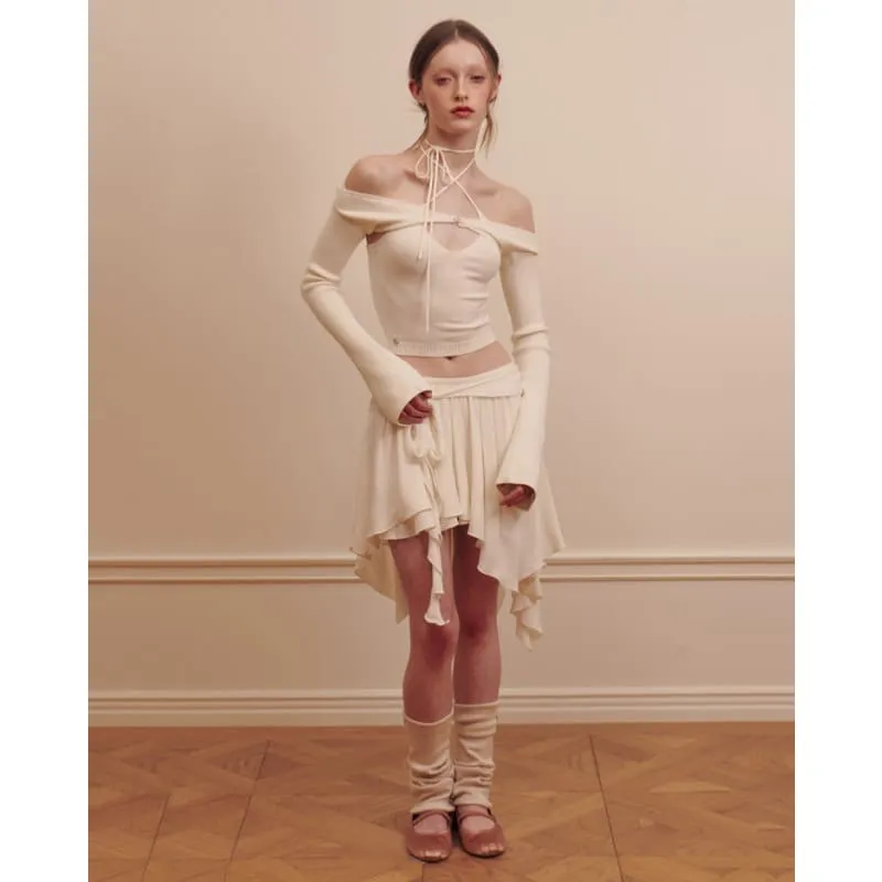 Asymmetrical Mid Skirt