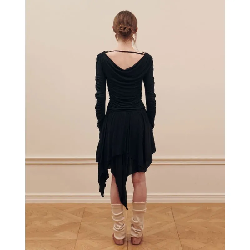 Asymmetrical Mid Skirt