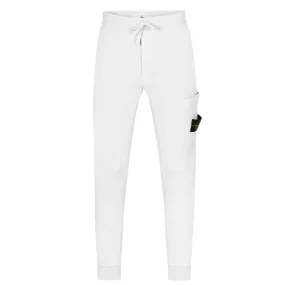 Badge Cotton Sweatpants Ice Blue