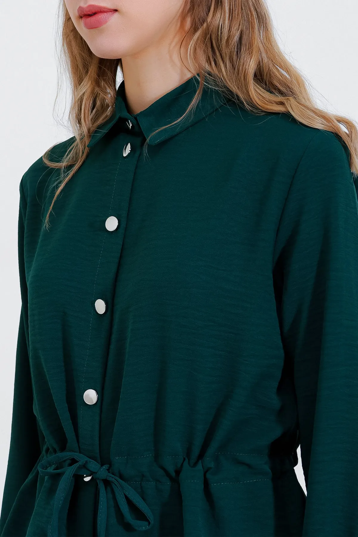 BGD Women Pleated Skirt Suit Set - Emerald Green - Avondale