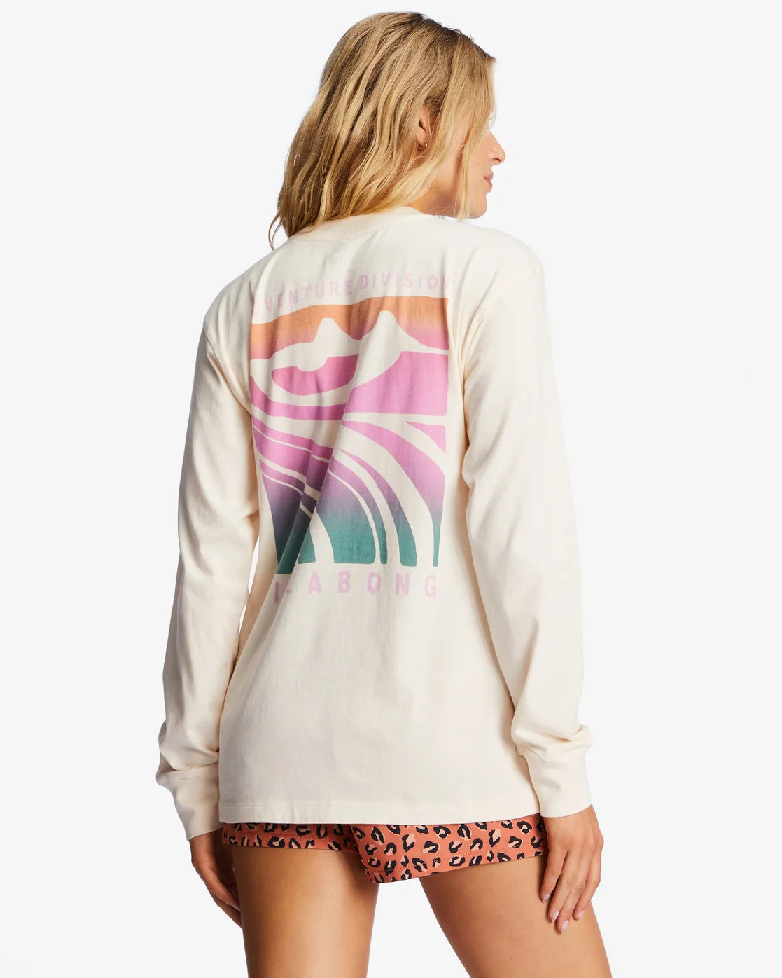 Billabong Womens Adventure Division Long Sleeve T-Shirt - White Cap