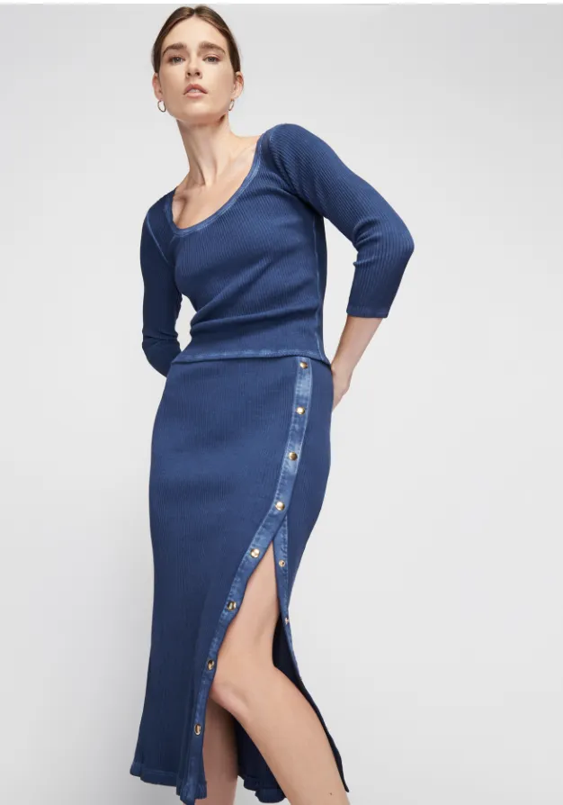 Cala Button Up Skirt