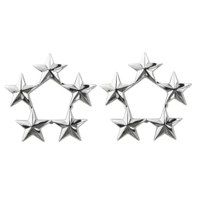 Collar Insignia: Fleet Admiral 5-star 3/8" stars