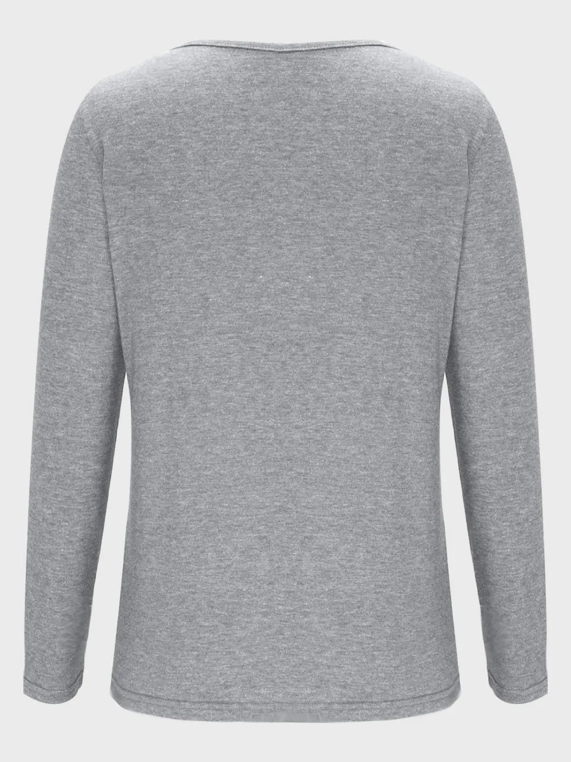 Crisscross V-Neck Long Sleeve Top