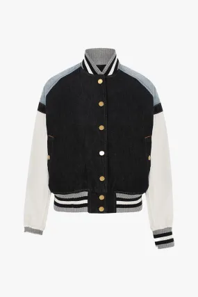 Crush Denim Bomber Jacket