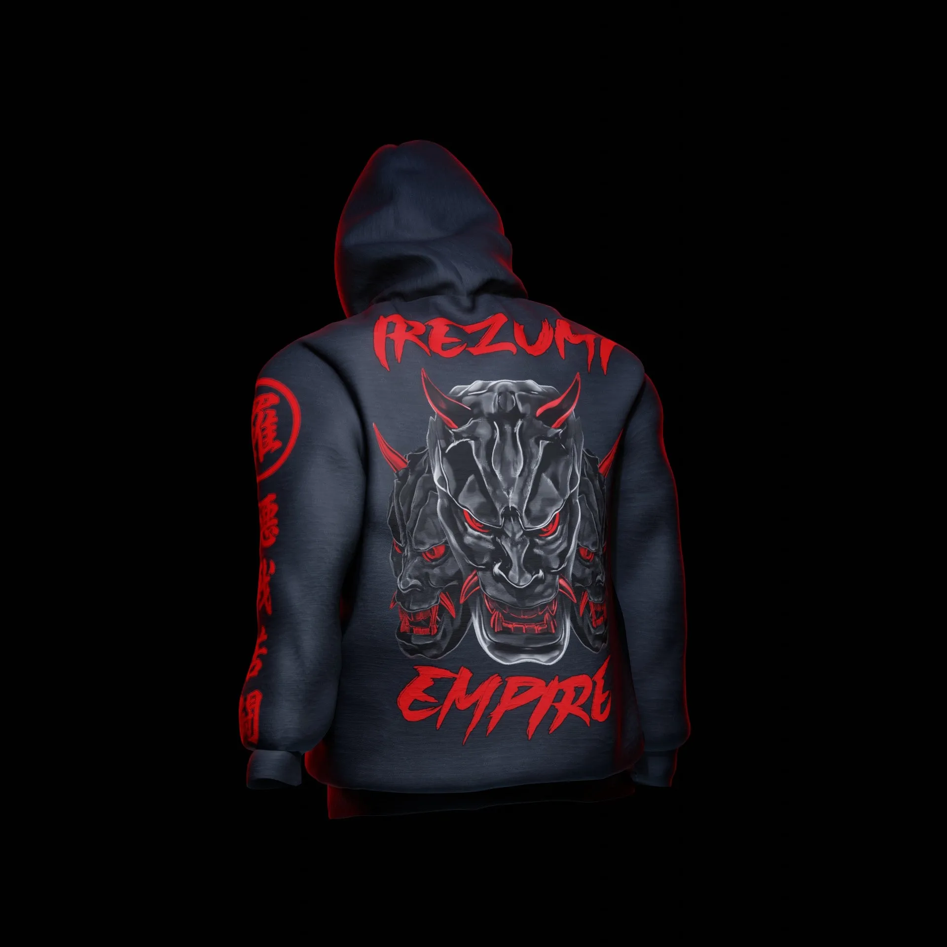Dark Rage 3 Hannya Pullover Hoodie