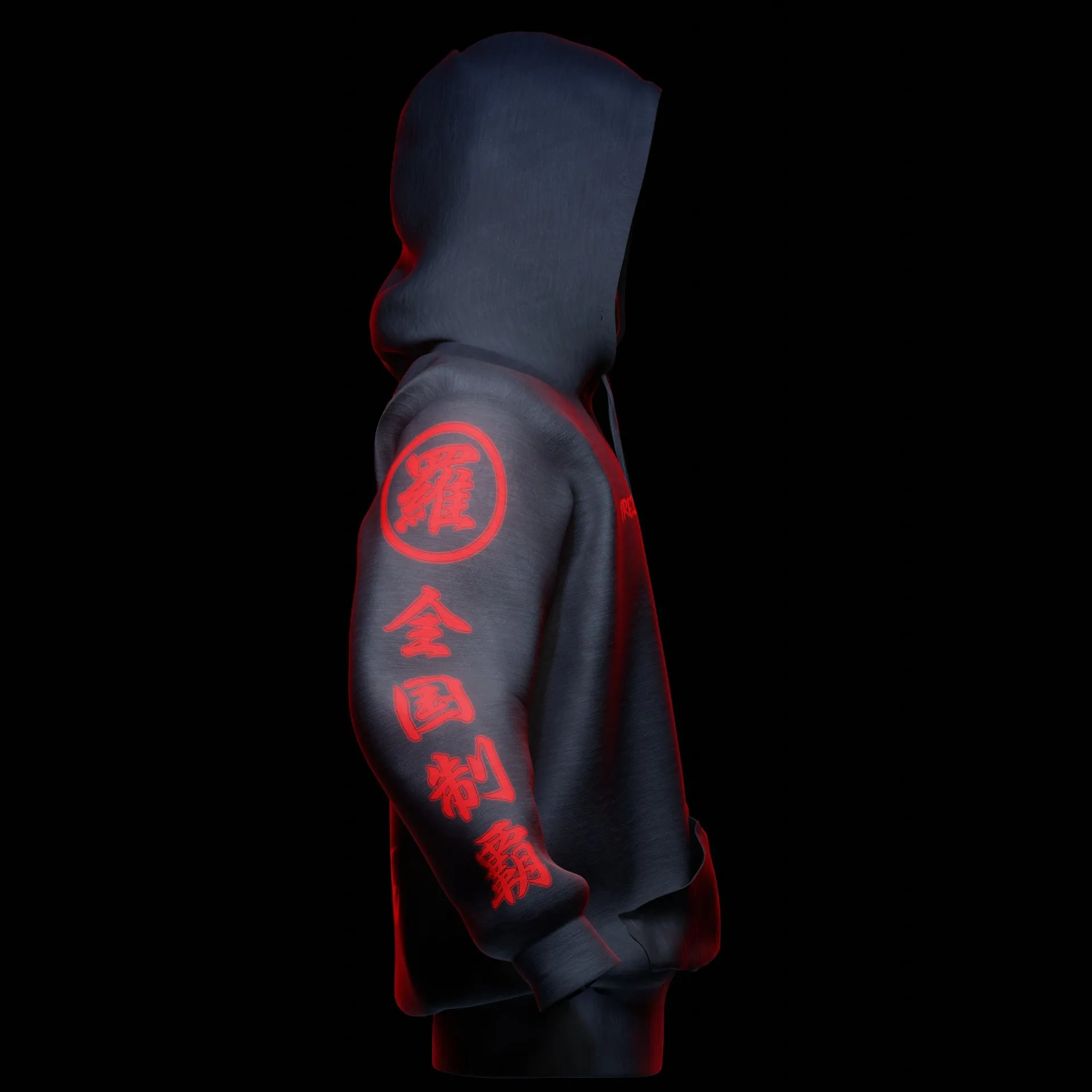 Dark Rage 3 Hannya Pullover Hoodie