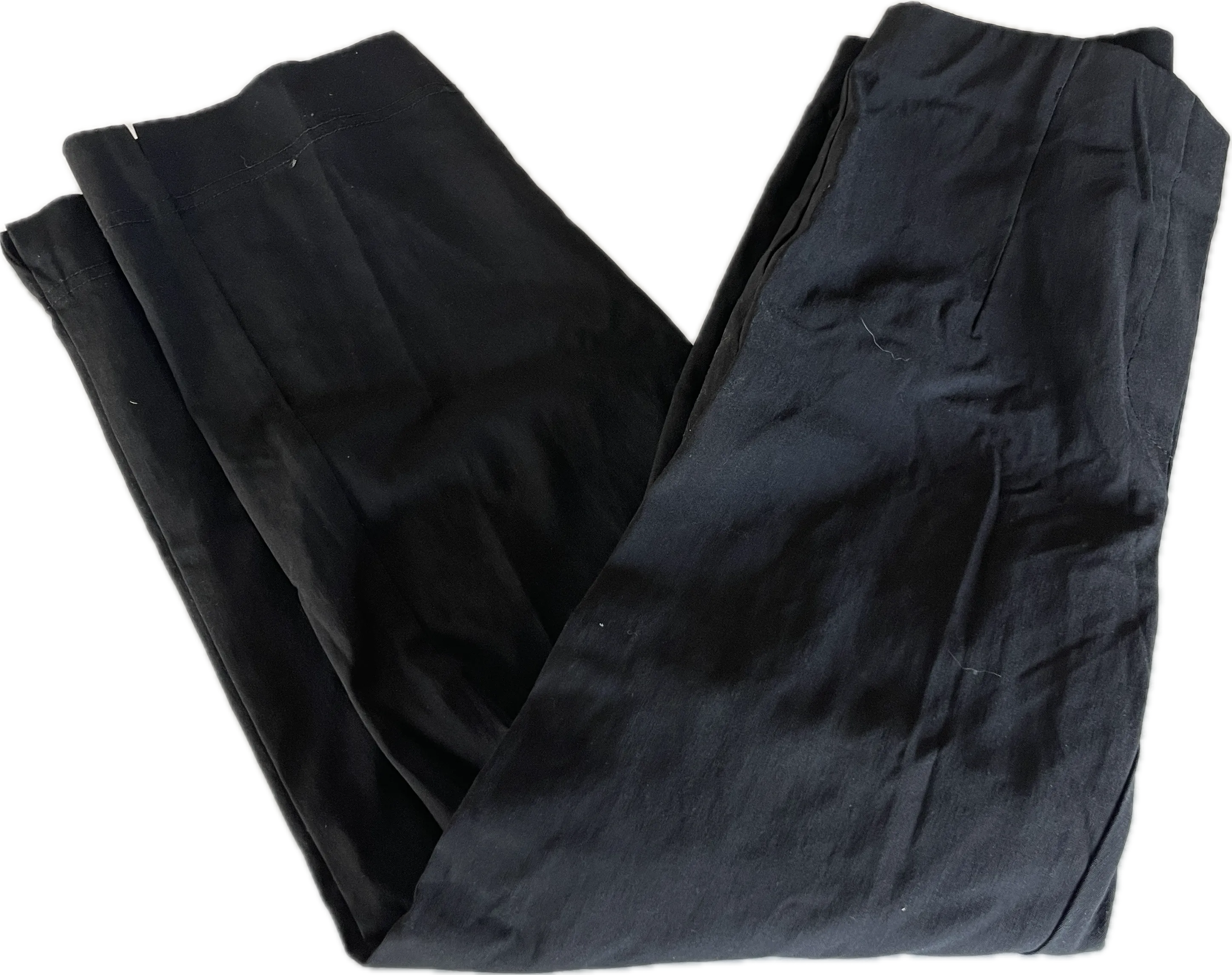 Deck by Decollage Trousers | Women's Black Stretchy Material L23 W26 SKU 5275