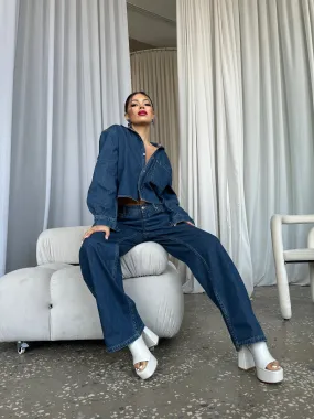 Denim trousers