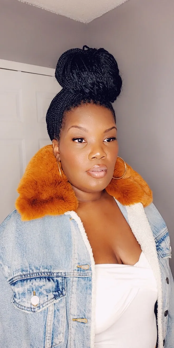 Denim w/ Fur Collar
