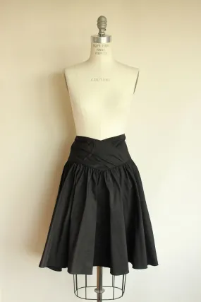 Diane von Furstenberg Studio LP Skirt, Pockets, Black Full Circle, Size Medium Large