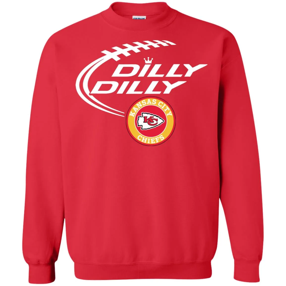 Dilly Dilly Kansas City Chiefs Nfl Football Unisex Crewneck Pullover Sweatshirt