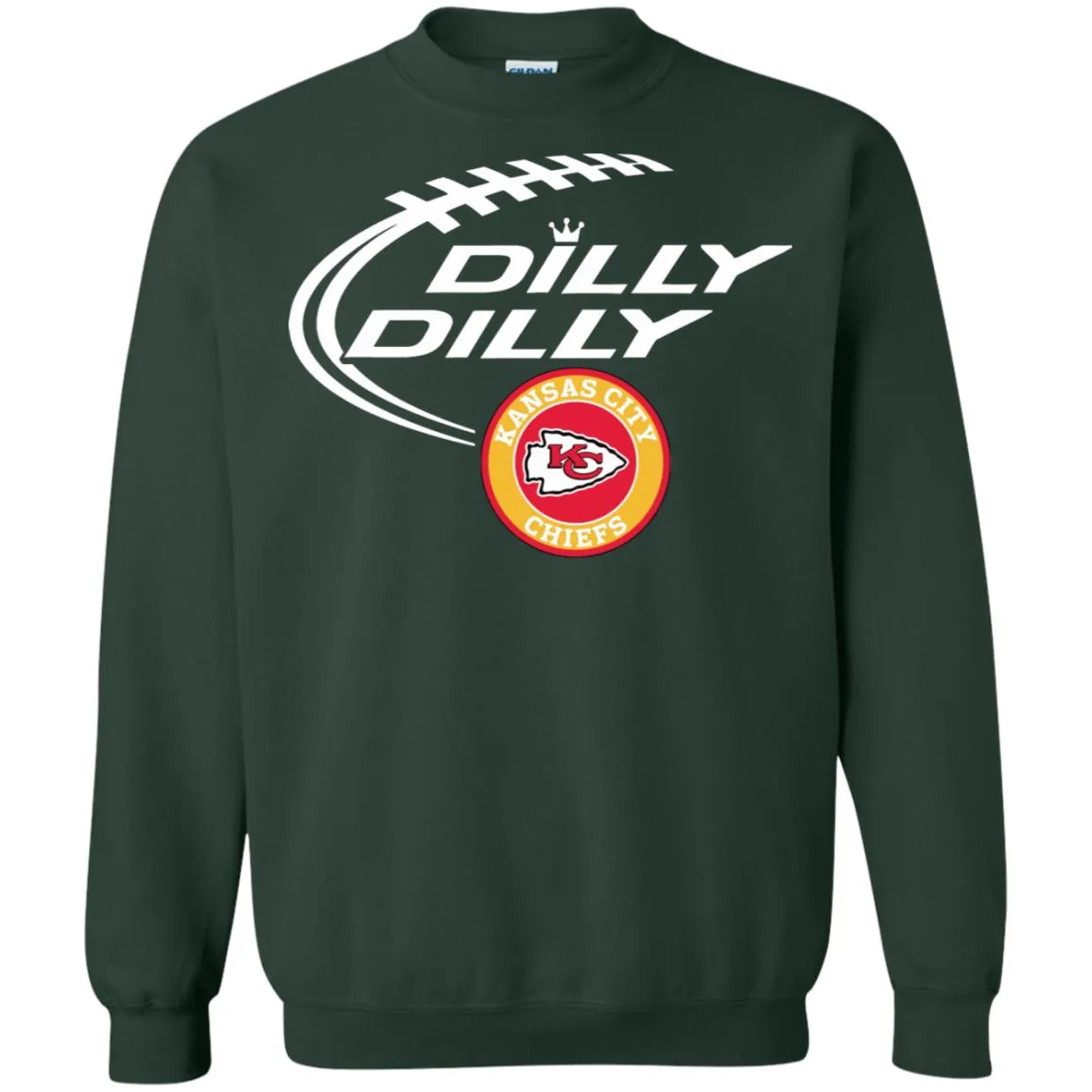 Dilly Dilly Kansas City Chiefs Nfl Football Unisex Crewneck Pullover Sweatshirt