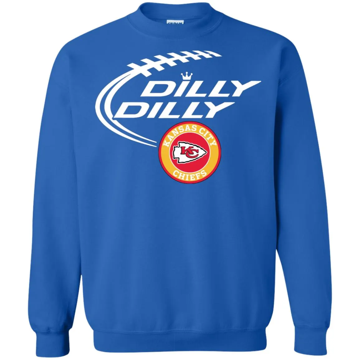 Dilly Dilly Kansas City Chiefs Nfl Football Unisex Crewneck Pullover Sweatshirt