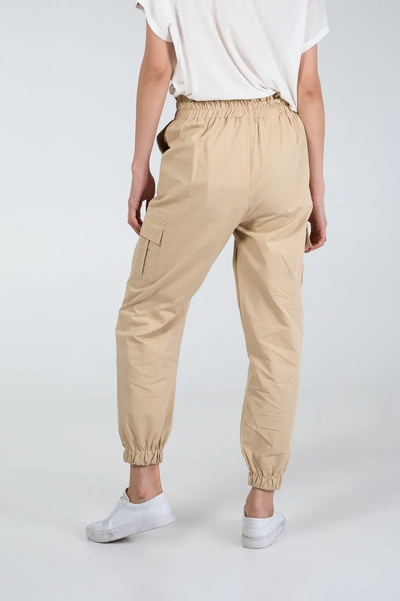 Elasticated Waist Combat Trousers