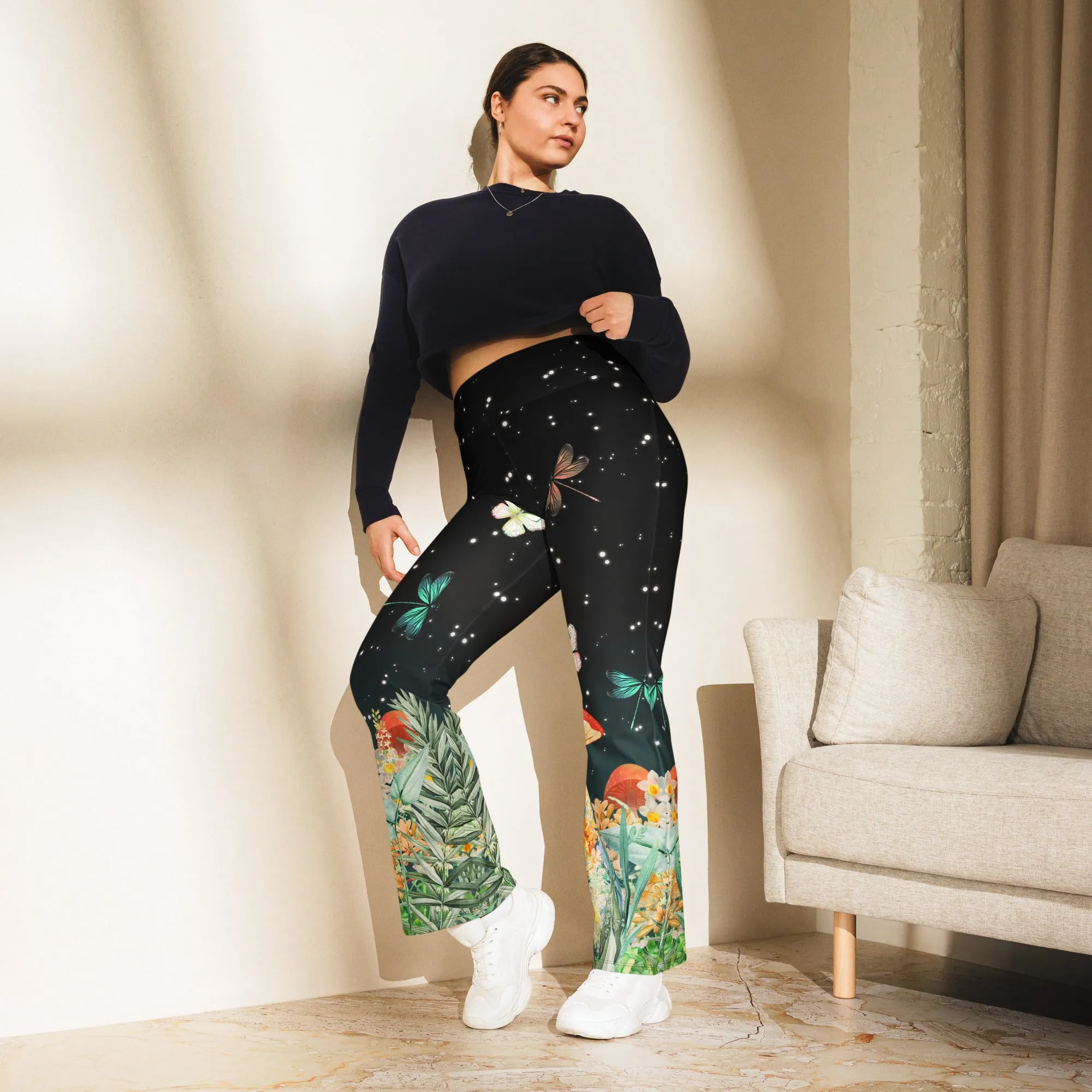 Enchanted Forest Flare Leggings
