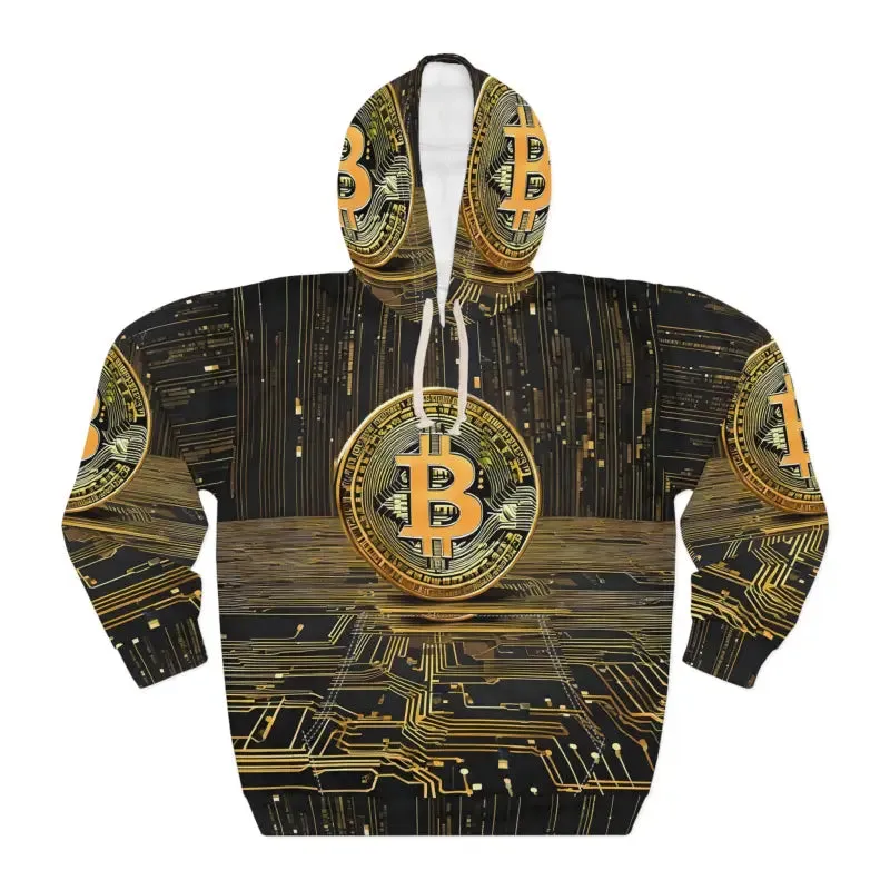 Epic Bitcoin Aop Unisex Pullover Hoodie