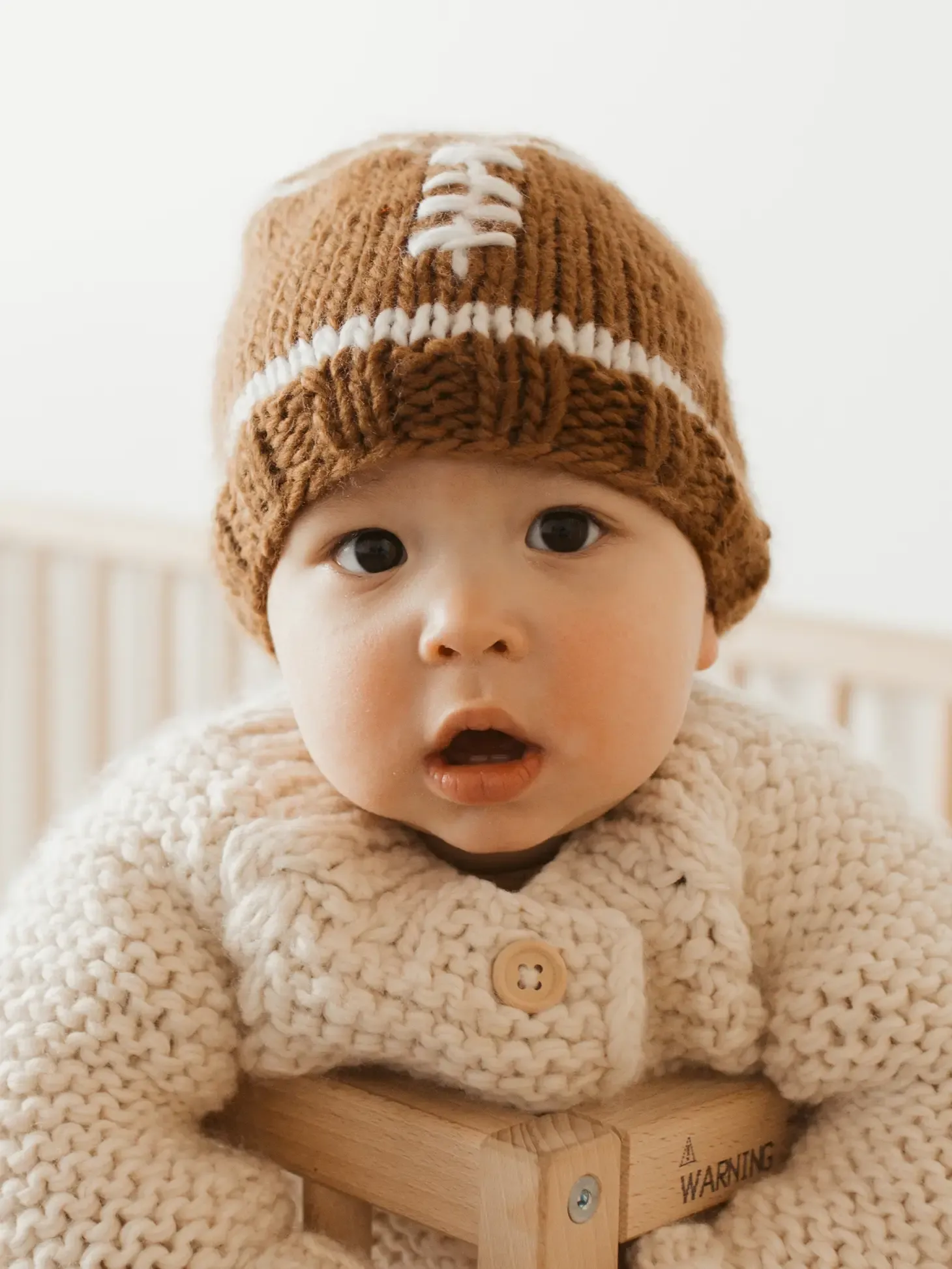 FINAL SALE Gameday Football Beanie Hat