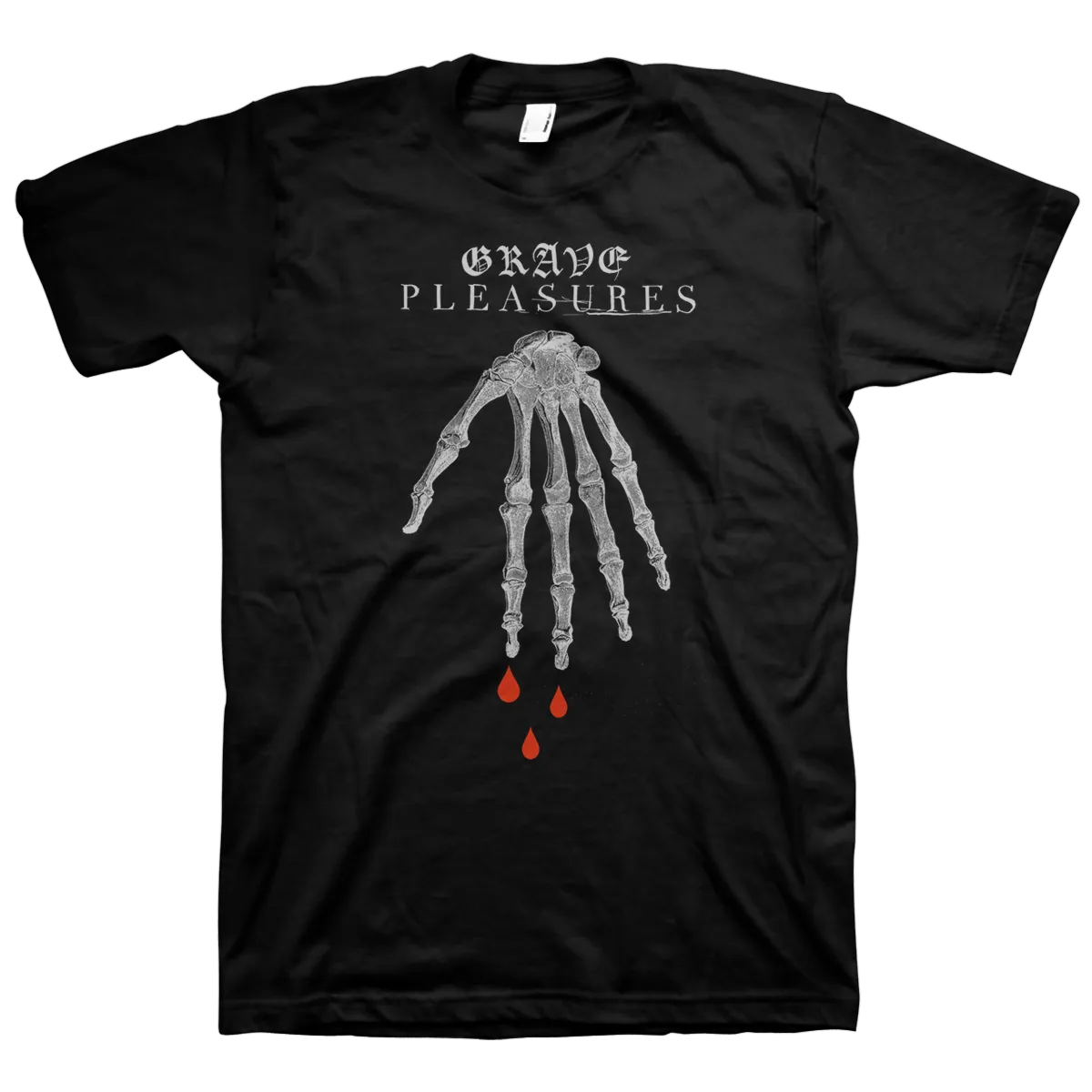 Grave Pleasures "Skeleton Hand" Black T-Shirt