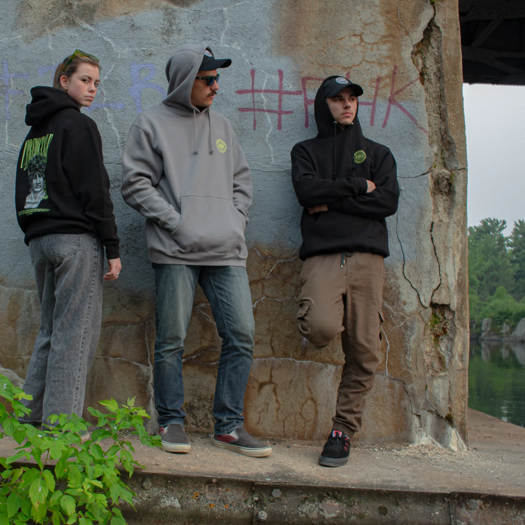 Greek Flow Pullover Hoodie