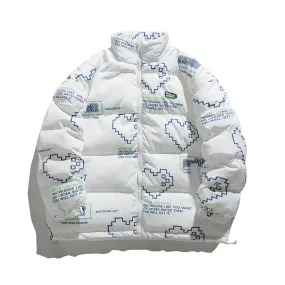 GUOCH NADAO HIGH NECK VALENTINE'S DAY UNISEX BOMBER JACKET