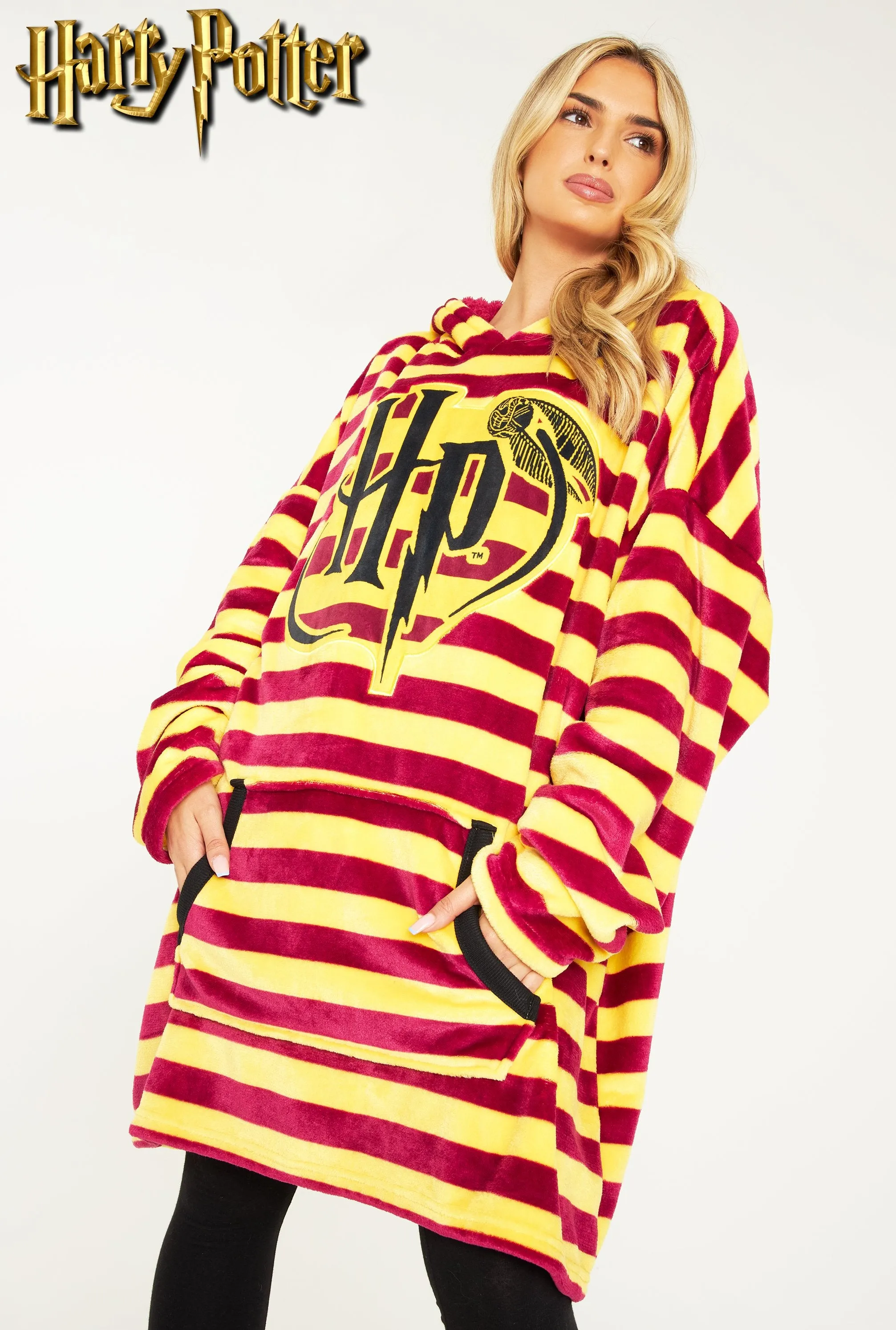 Harry Potter Women's Hoodies, Red Oversized Blanket Hoodie Harry Potter