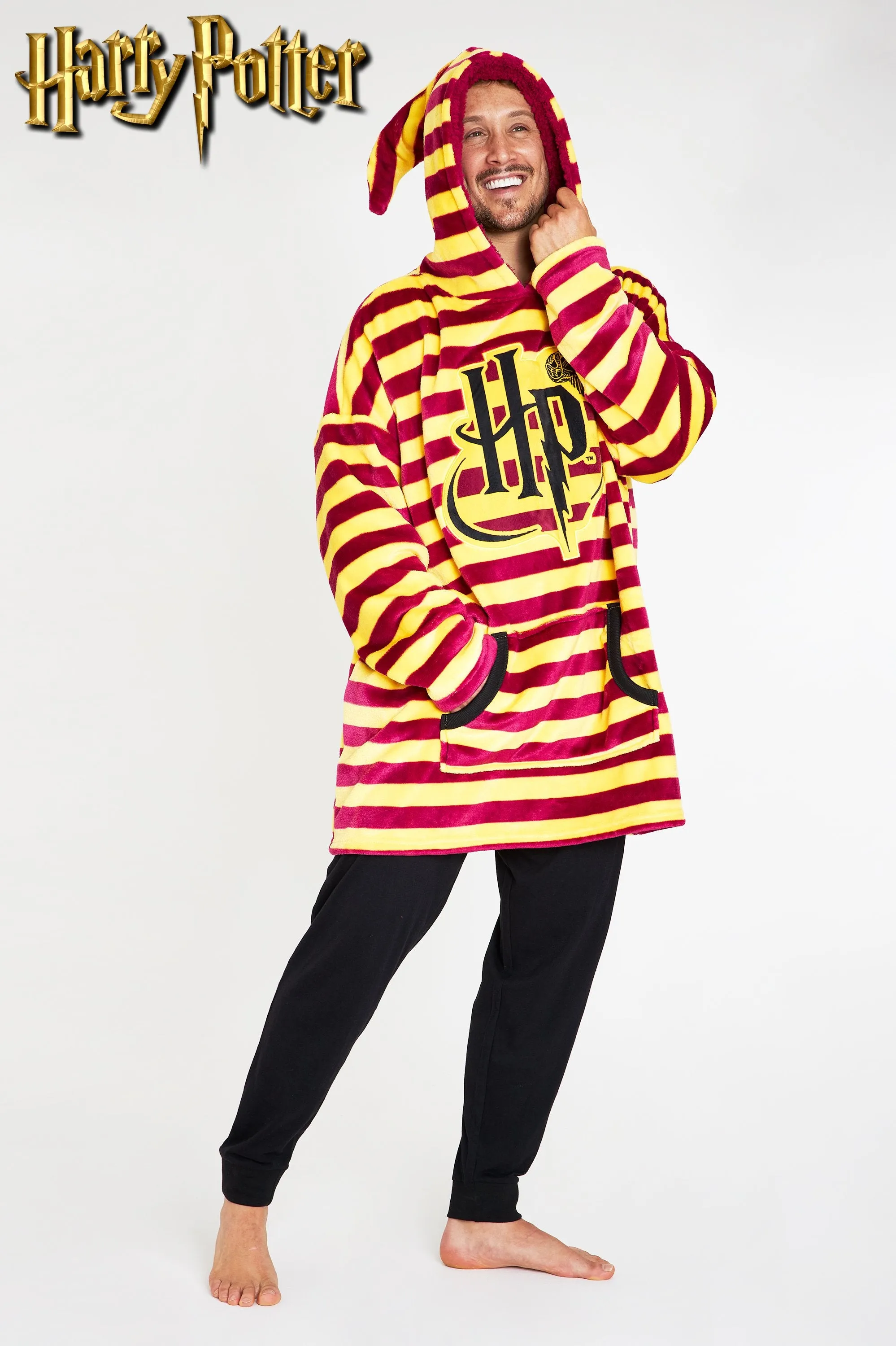 Harry Potter Women's Hoodies, Red Oversized Blanket Hoodie Harry Potter