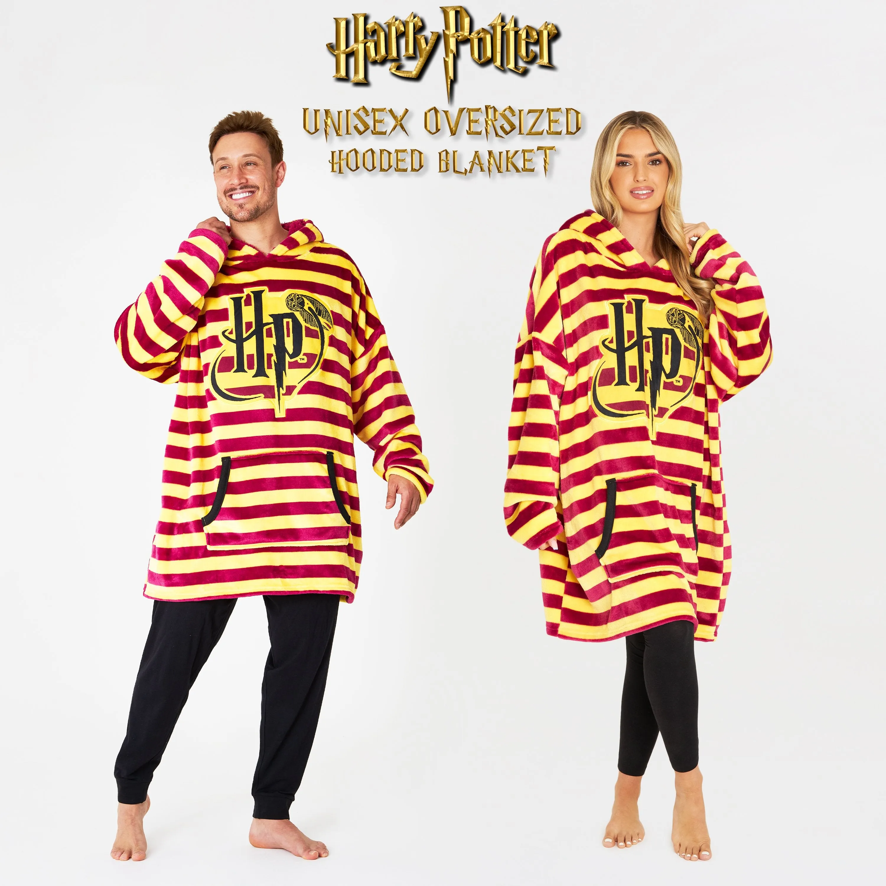 Harry Potter Women's Hoodies, Red Oversized Blanket Hoodie Harry Potter