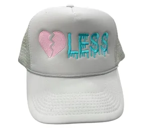 Heartless (Khaki/Pink/Teal) Trucker Hat