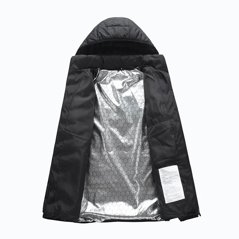 Heating clothing new winter light and thin heating cotton jacket men's electric heating vest USB constant temperature heating clothing