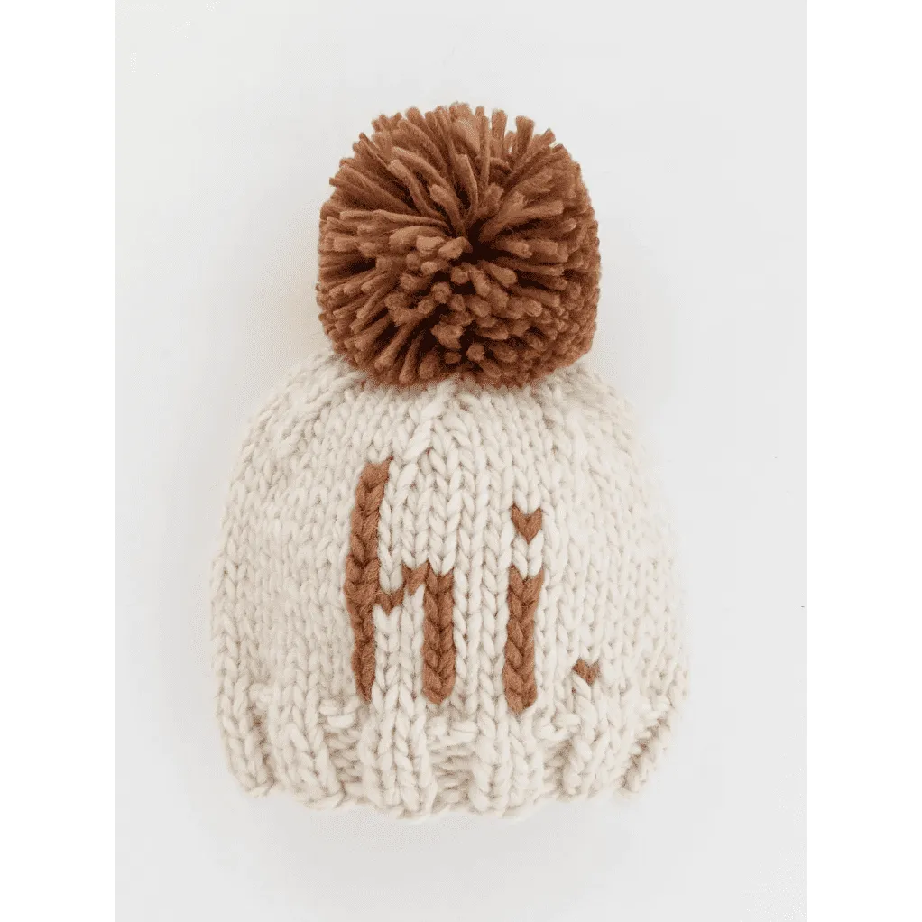 hi Hand Knit Beanie Large
