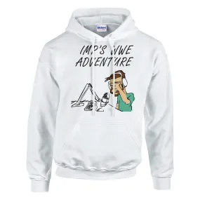 Imp's WWE Adventure White Pullover Hoodie