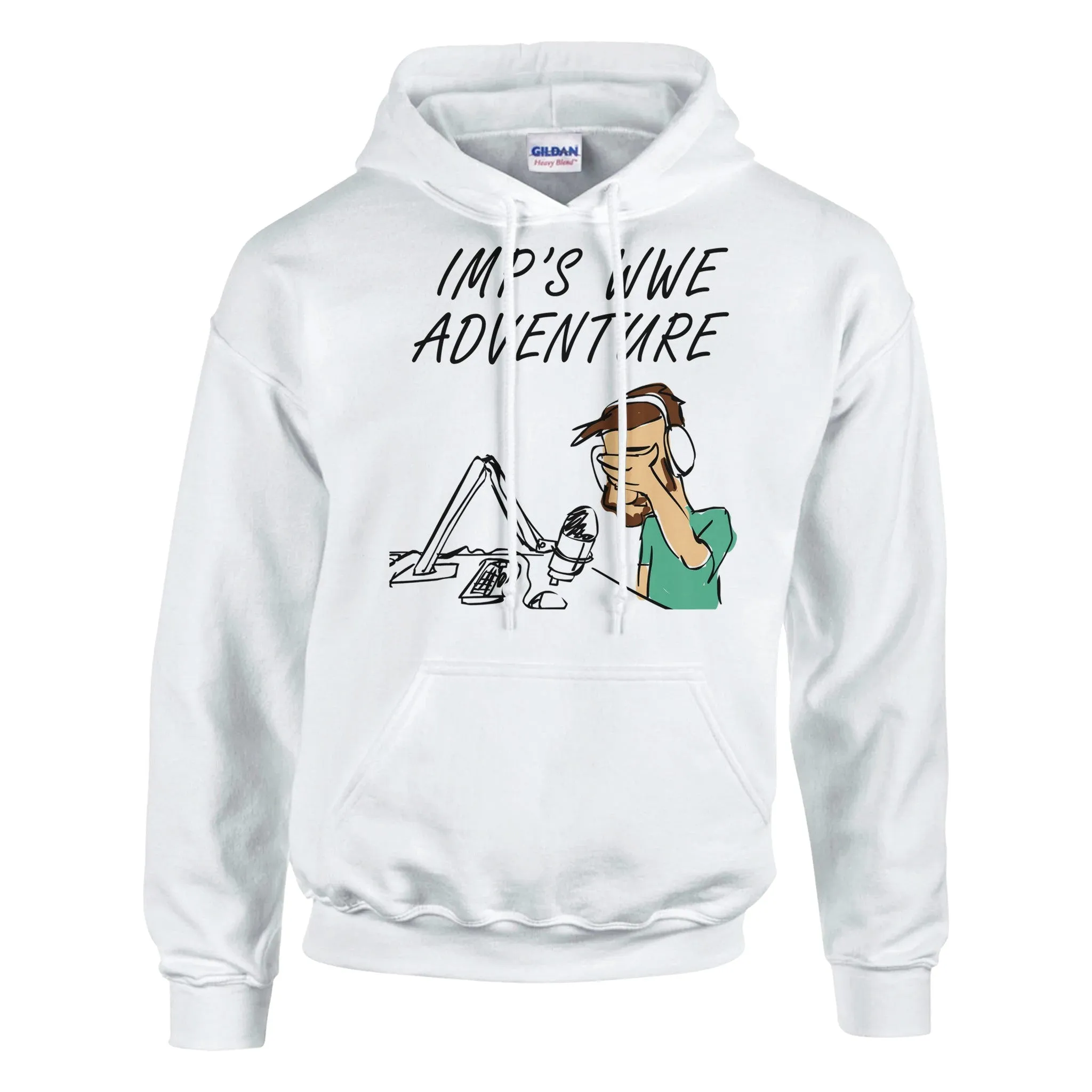 Imp's WWE Adventure White Pullover Hoodie