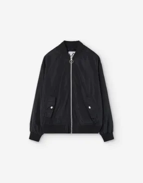 jacket bomber style - black