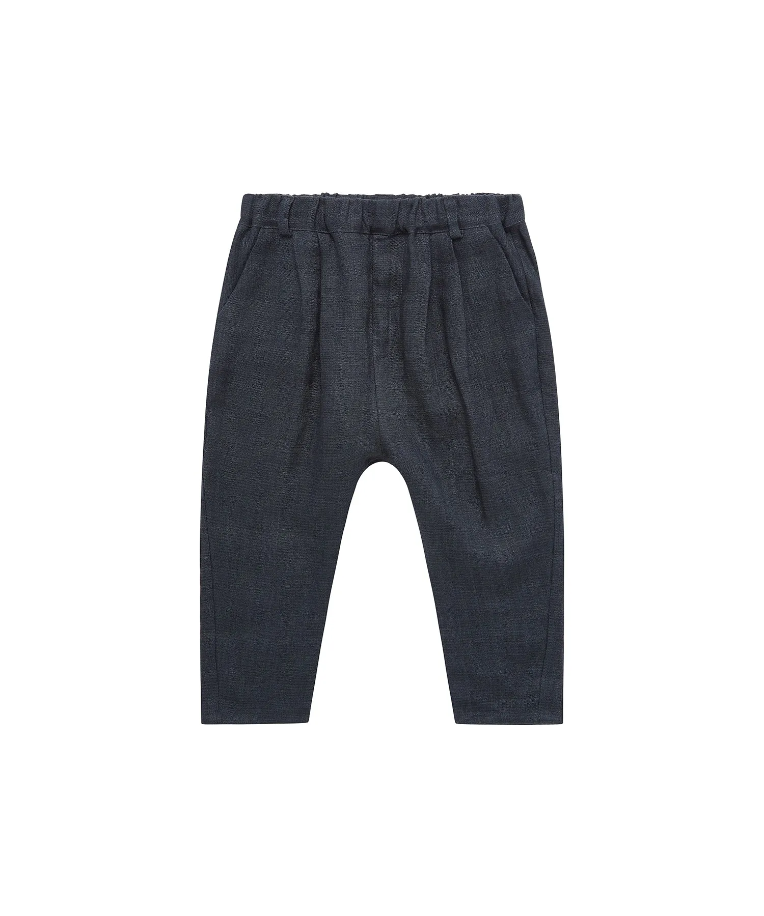 Jade Linen Trousers - Almost Black