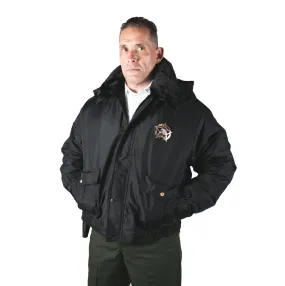 [JSH02-L-CUSTOMIZED] All Season Deluxe Bomber Jacket (Black)