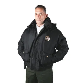 [JSH02-S-CUSTOMIZED] All Season Deluxe Bomber Jacket (Black)