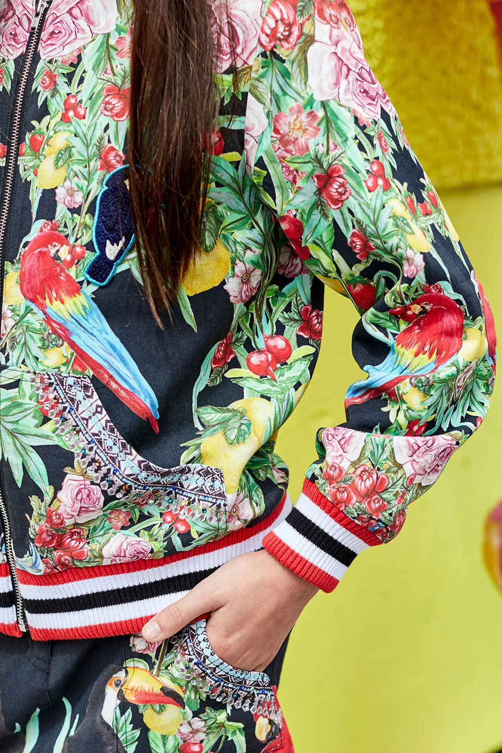 KIDS BOMBER JACKET TOUCAN PLAY
